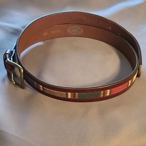 Deluth Trading Company men's leather belt 40